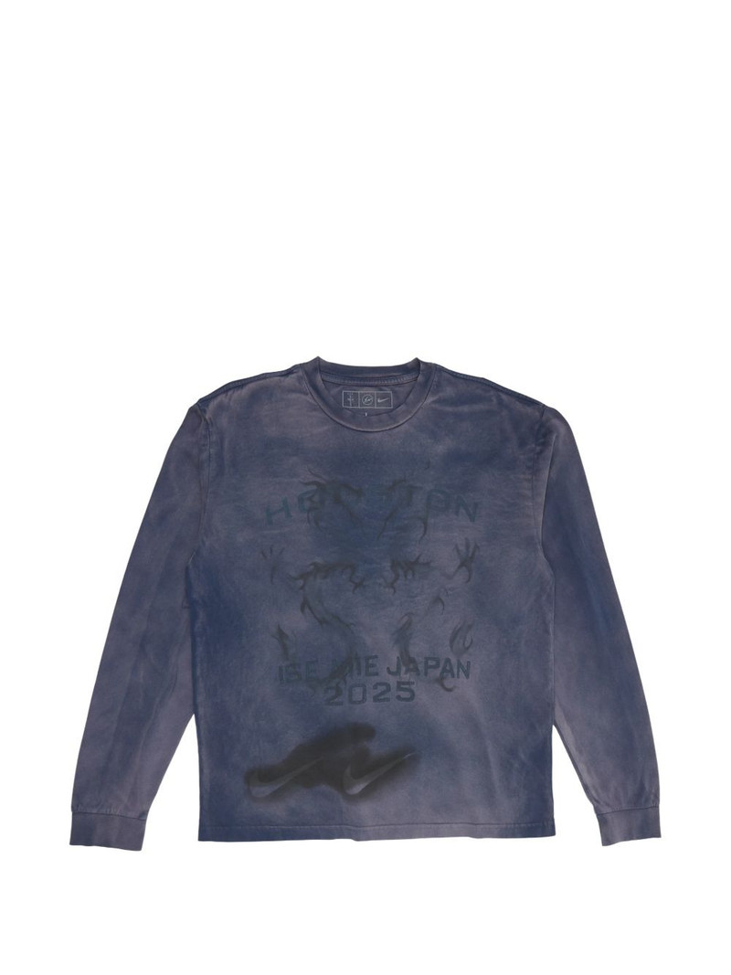 x Cactus Jack x Fragment Ise Mie long-sleeve sweatshirt 1