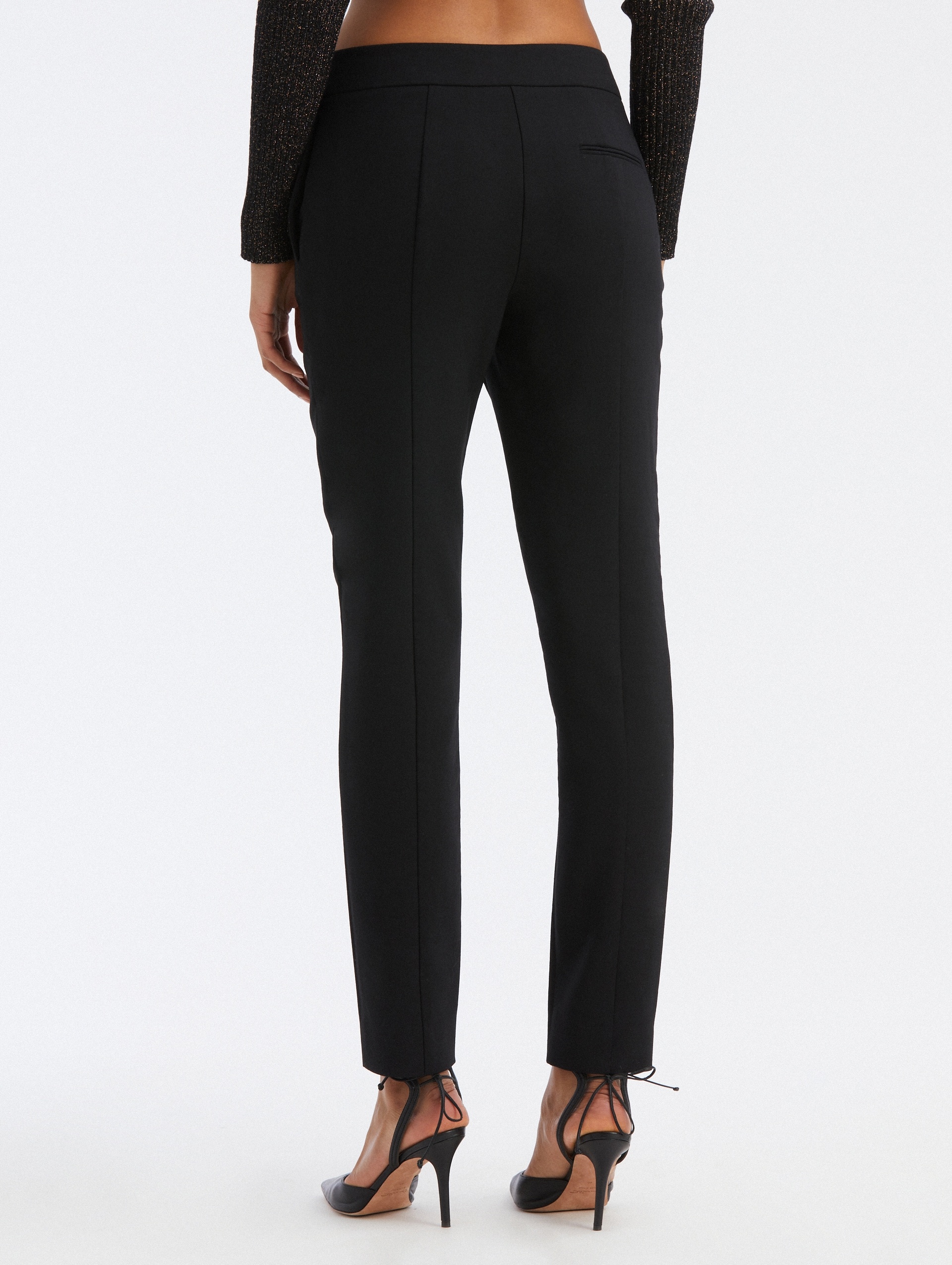 FRONT ZIP SKINNY PANT - 4