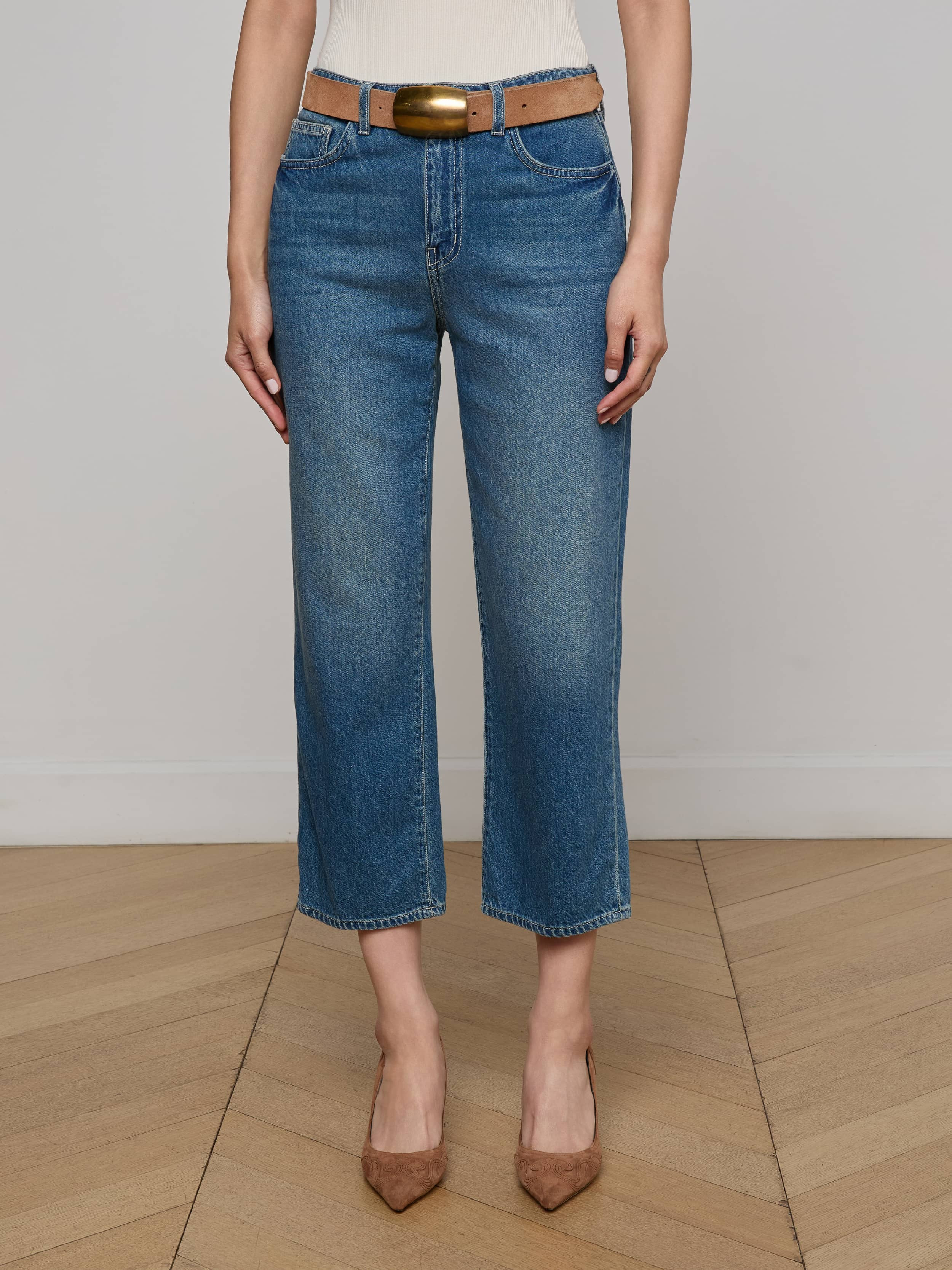 June Cropped Stovepipe Jean - 3