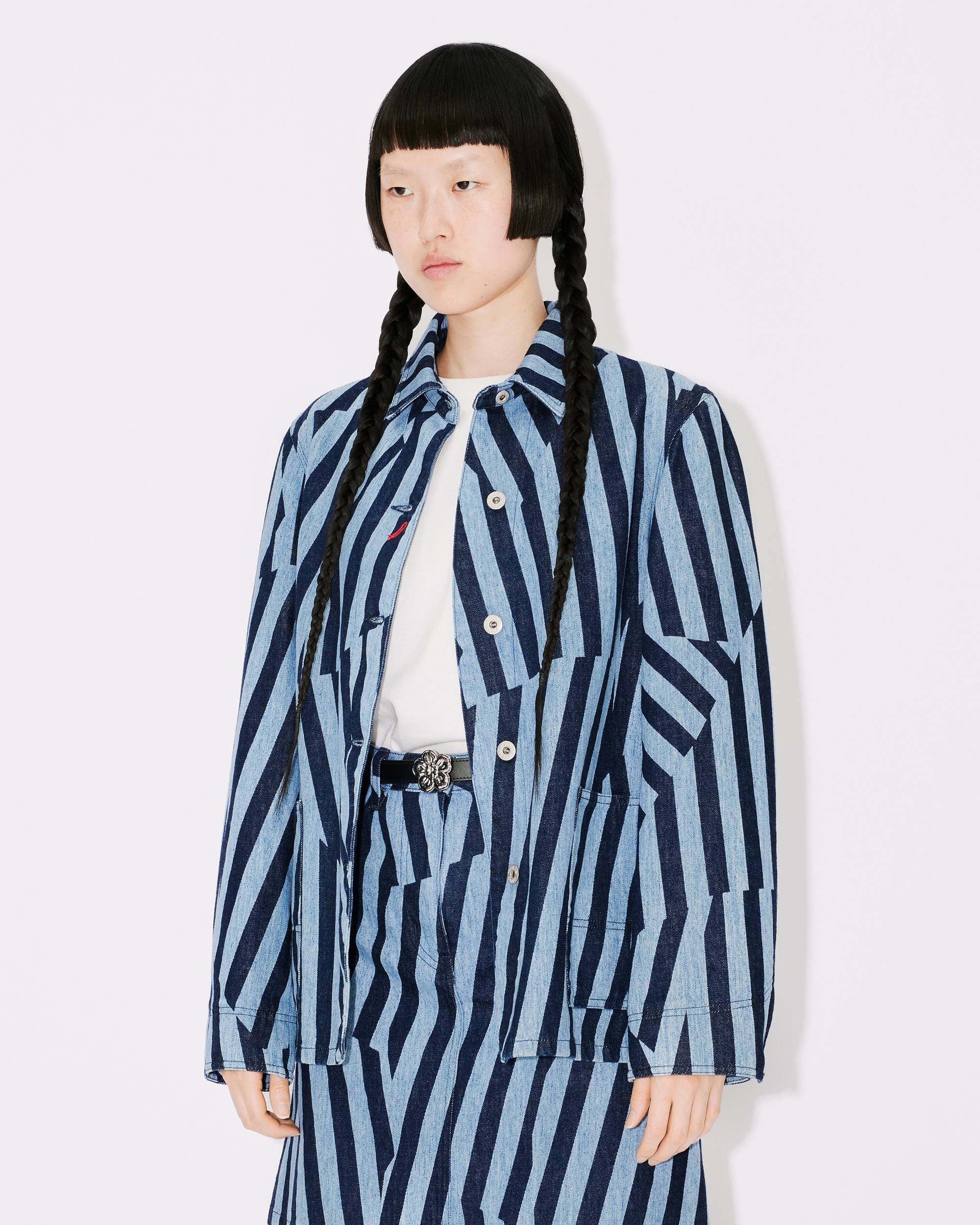 KENZO Dazzle Stripe Japanese denim jacket - 3