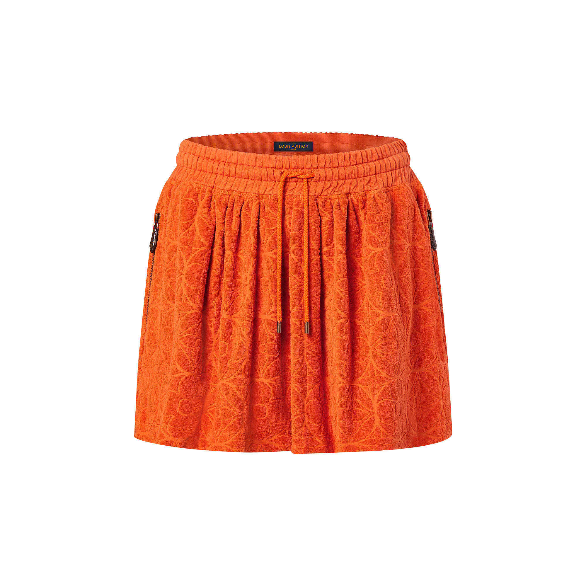 Monogram Flower Toweling Mini Skirt - 1