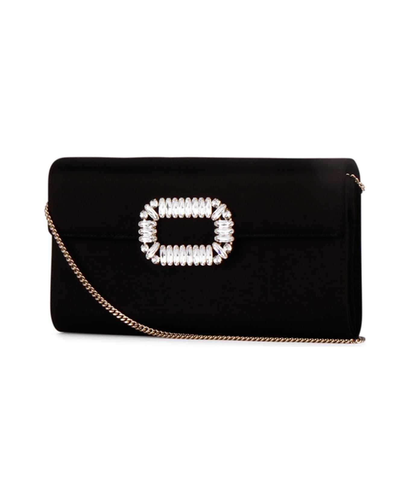 Satin Clutch Bag - 2