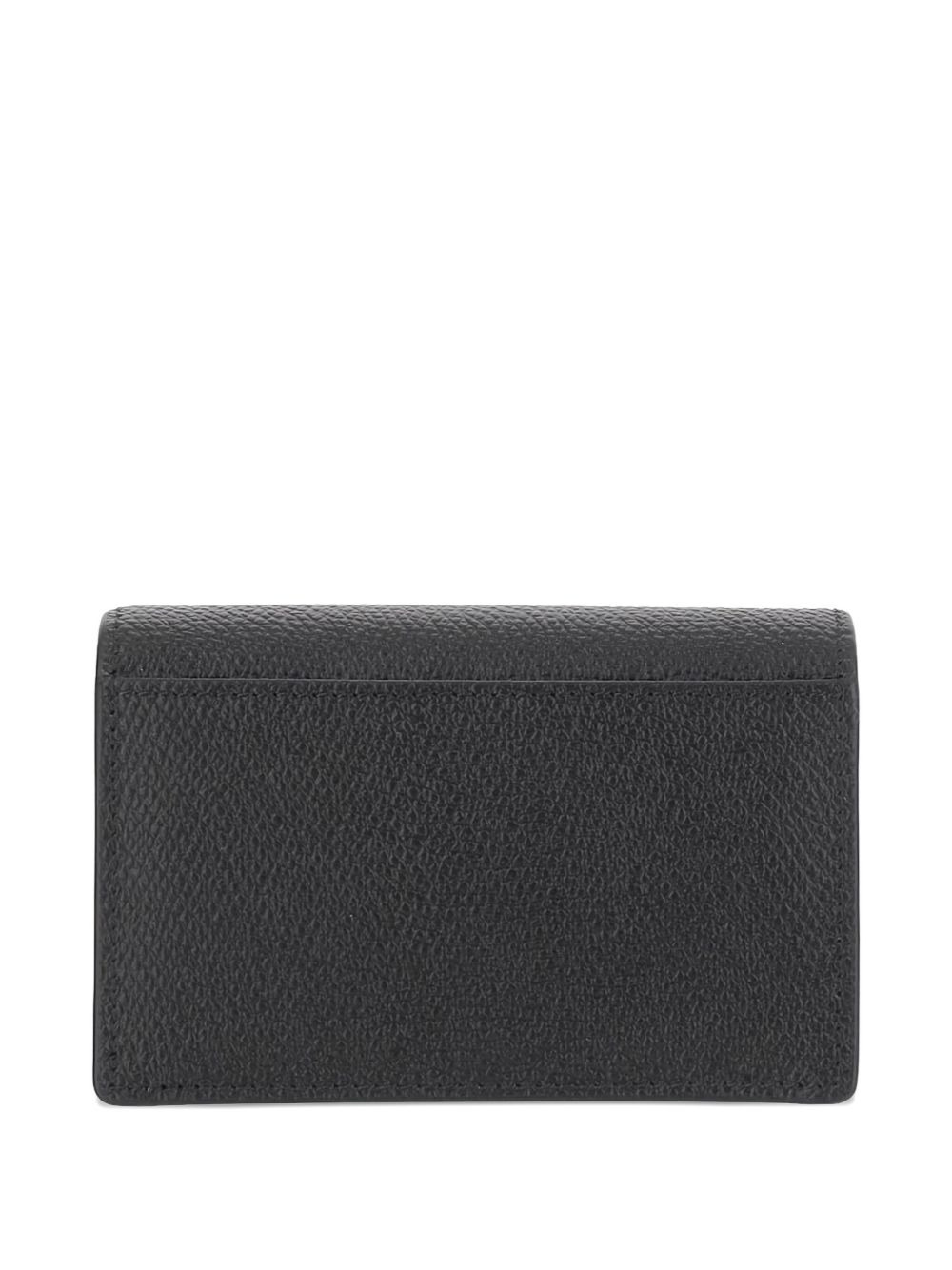 logo-plaque leather wallet - 2