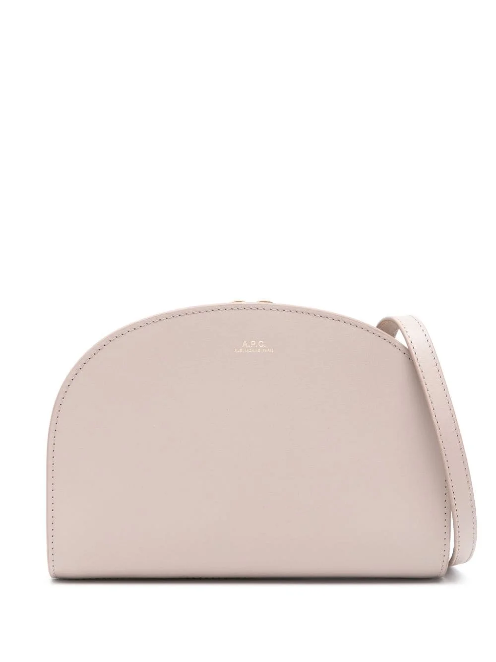 Demi-Lune leather clutch bag - 1