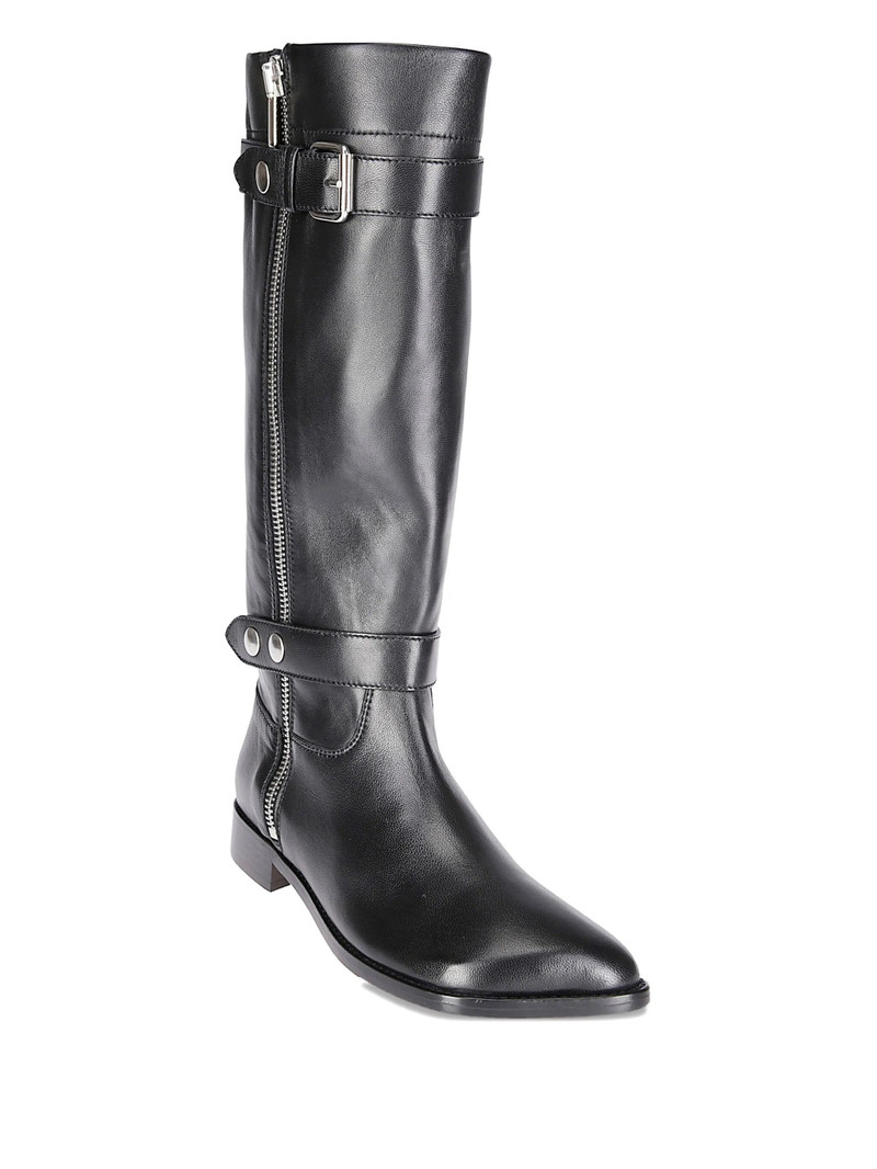 NICCOLÒ PASQUALETTI Niccolò Pasqualetti Obliqua Zip Buckle Boots outlook