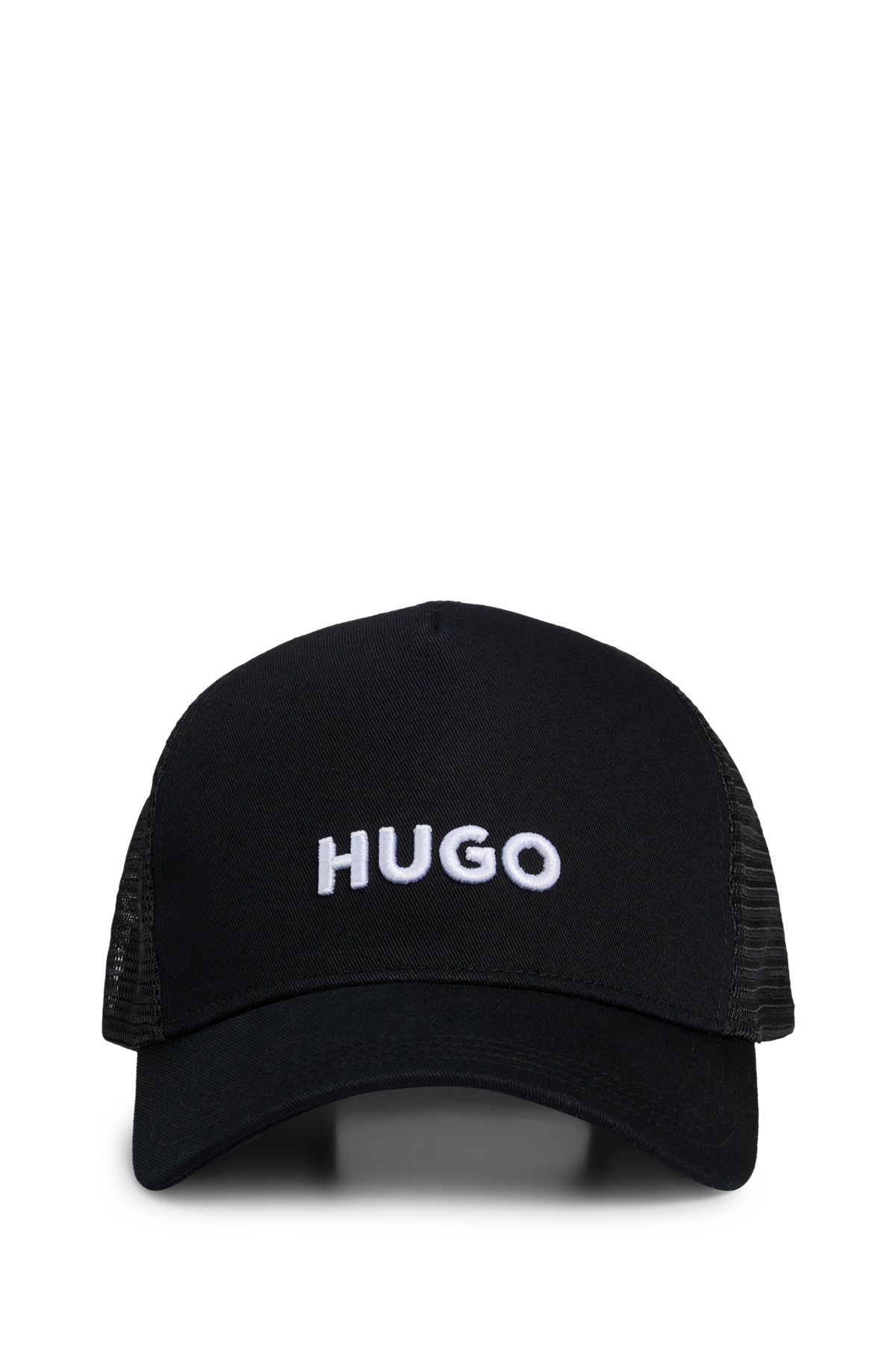 COTTON-TWILL CAP WITH MESH PANELS - 2