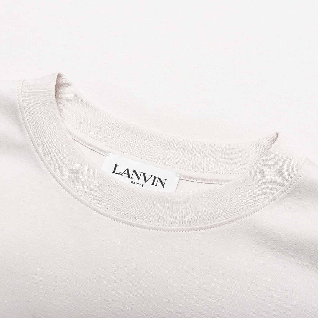 OVERSIZED FIT TEE SHIRT - MASTIC - 3