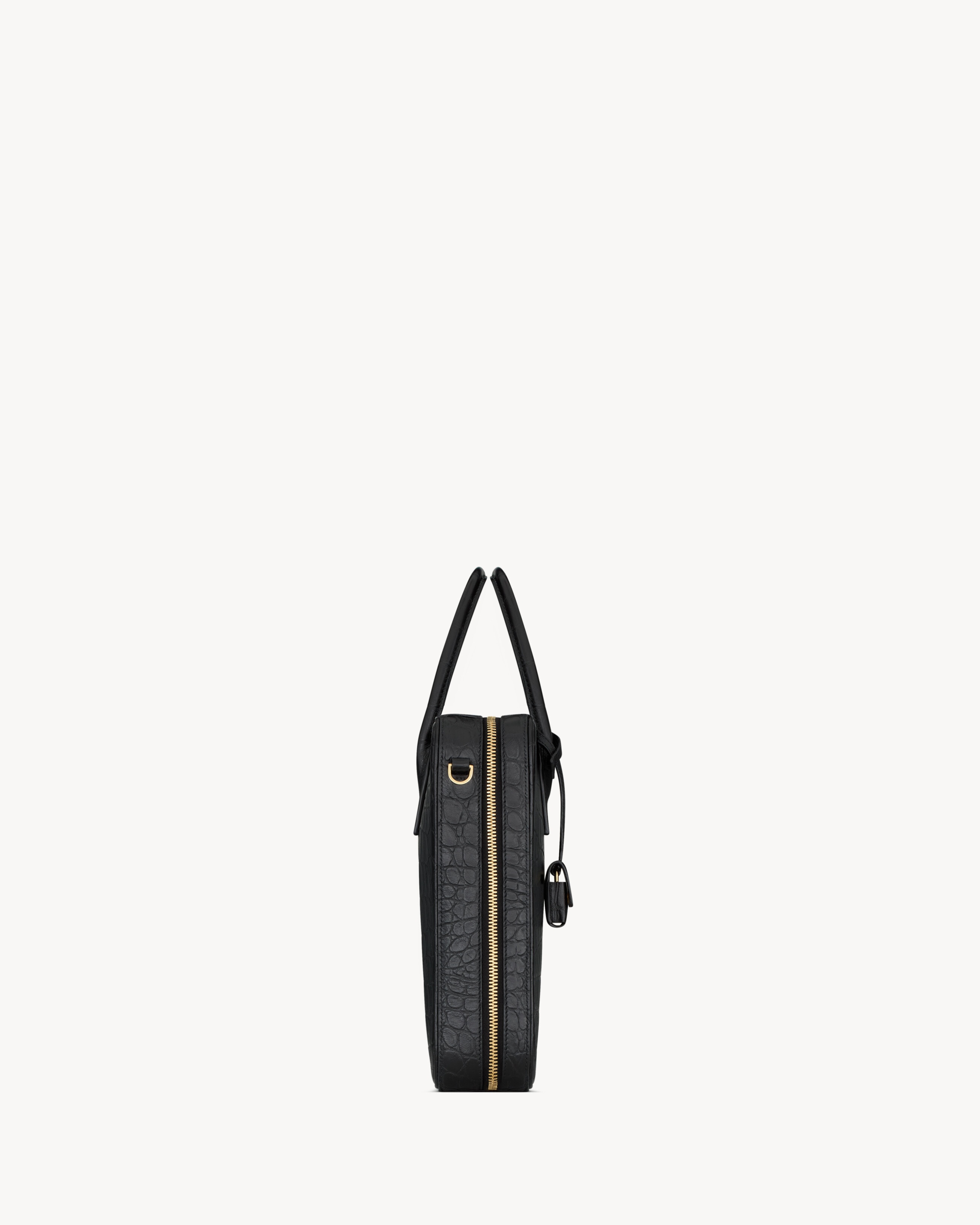 SAC DE JOUR LARGE SLIM BAULETTO BAG IN ALLIGATOR - 3