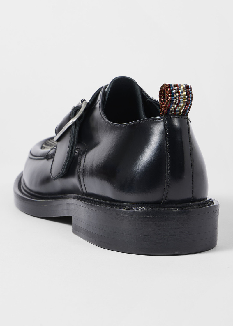 Black Contrast-Vamp 'Newling' Shoes 5