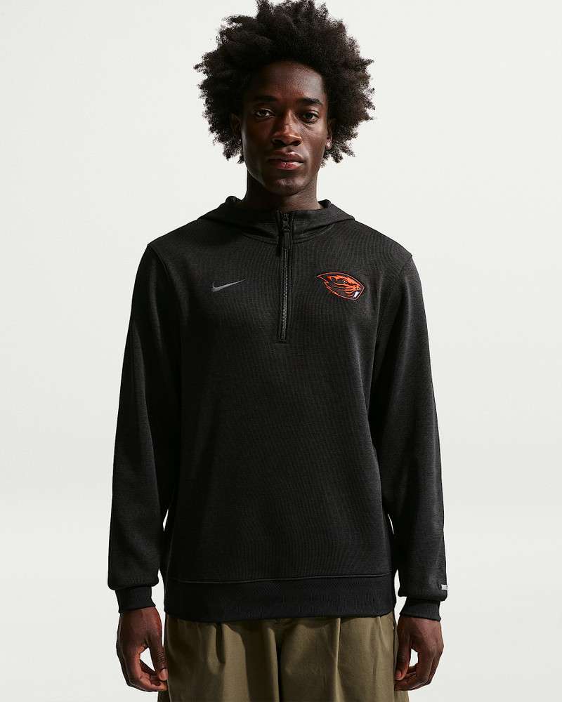 Oregon State Beavers Nike NCAA Men's Basketball Coaches' Pullover Hoodie 1