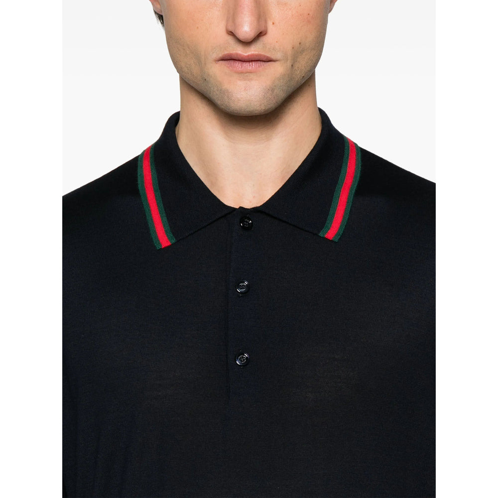 Gucci Blue Polo Shirts Men - 3