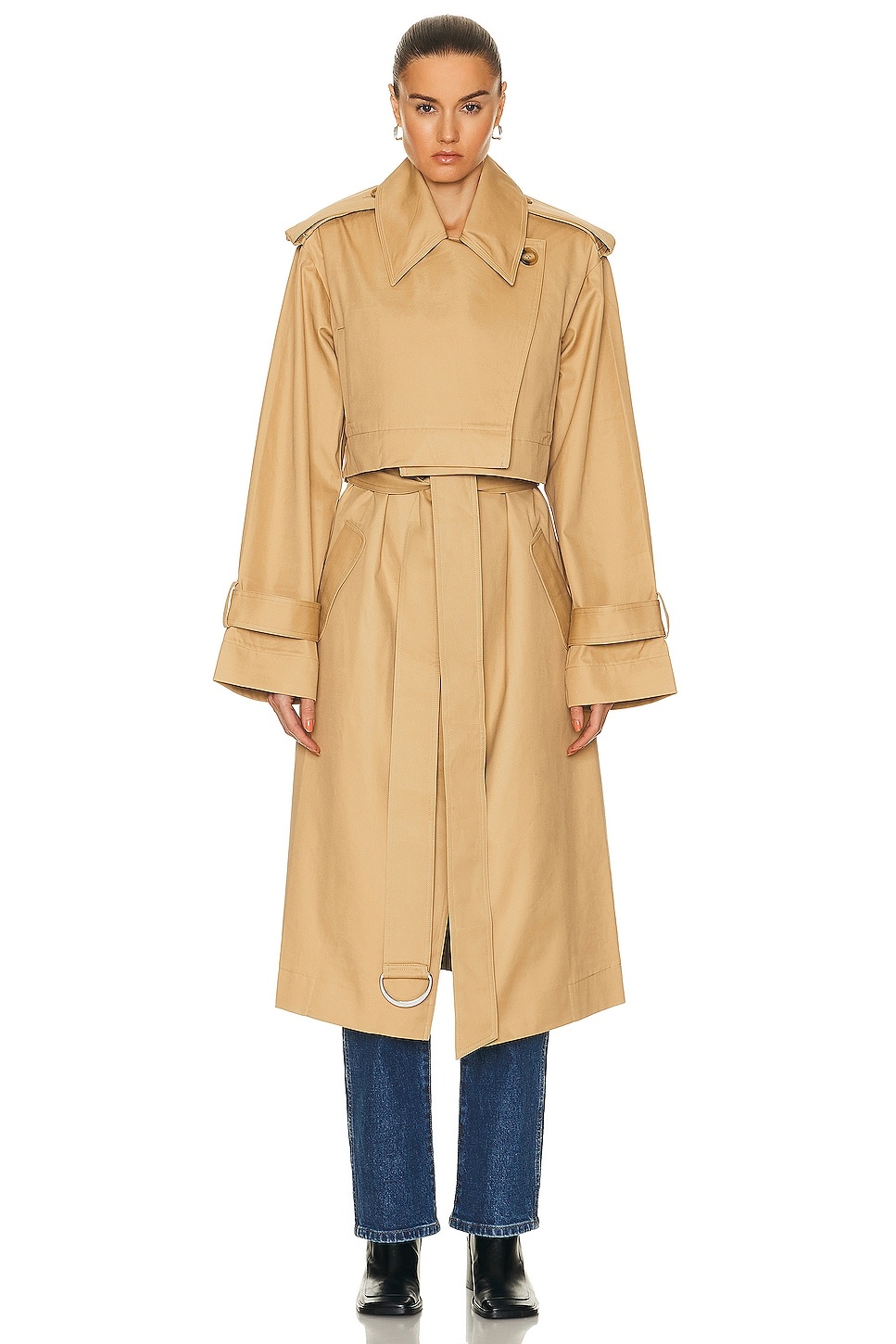 Convertible Trench Coat ルシェルブルー LE CIEL BLEU official