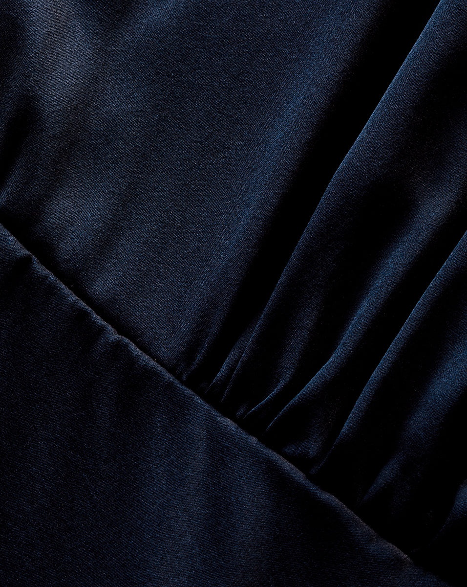 ARCELI STRETCH-SILK CHARMEUSE DRESS - 4