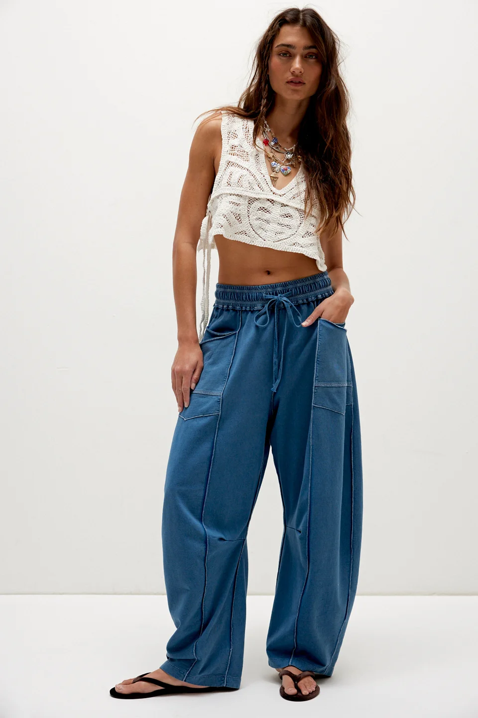 Kaiden Pull-On Barrel Pants - 1