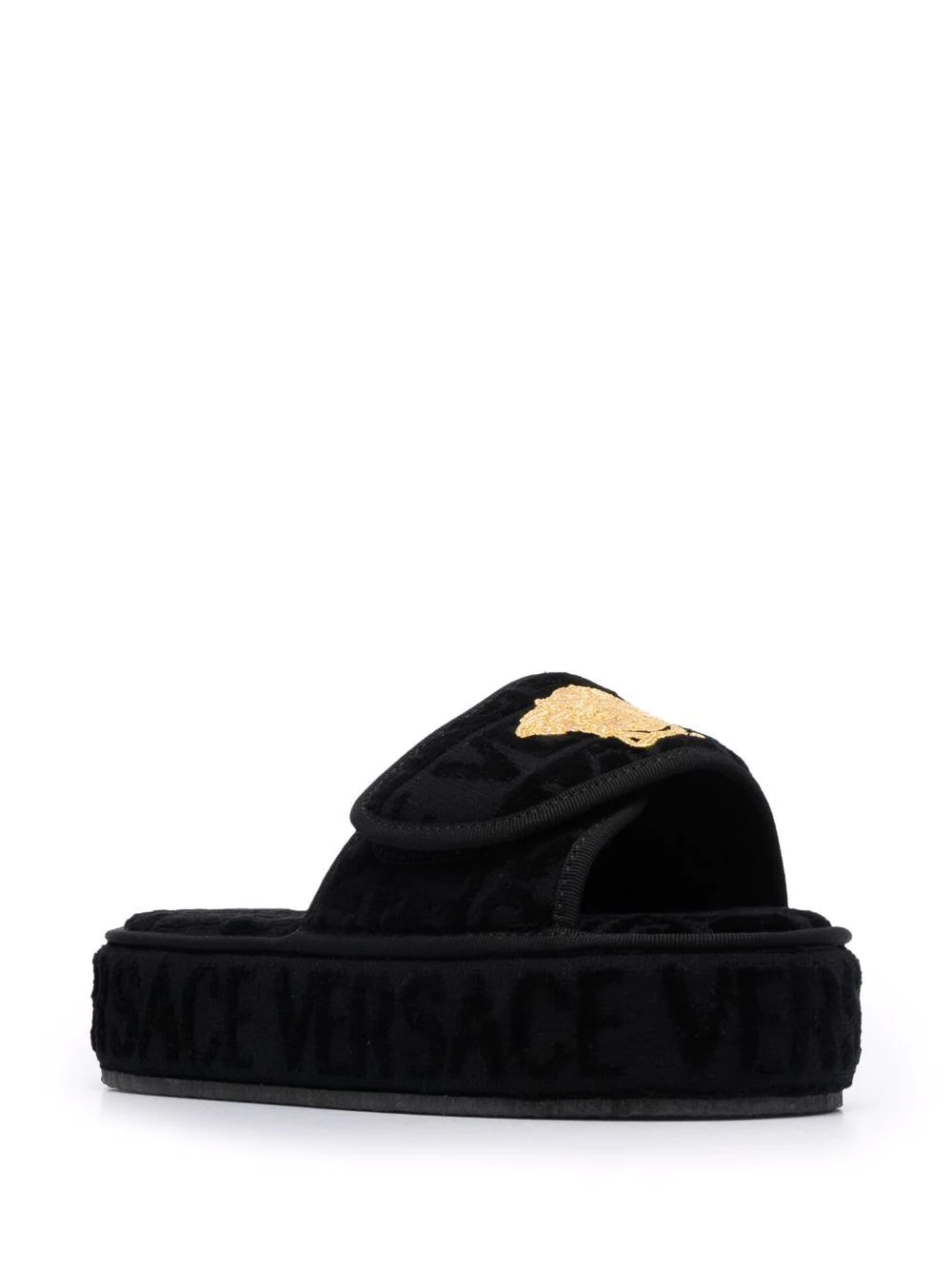 embossed logo platform slides - 2