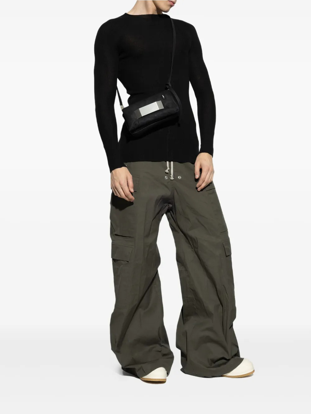 RICK OWENS - Men Leather Creep Geobaskets - 6