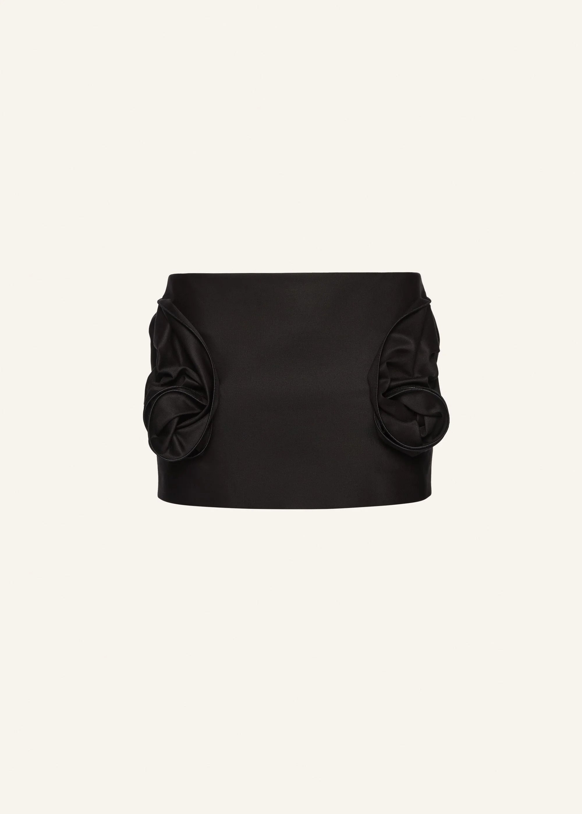 Rose hip mini skirt in black - 1