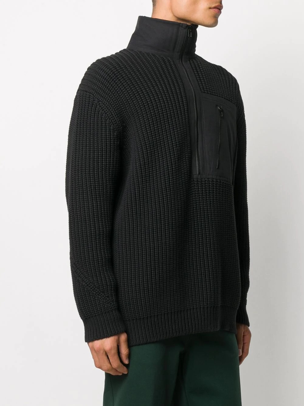 knitted long-sleeve jumper - 3