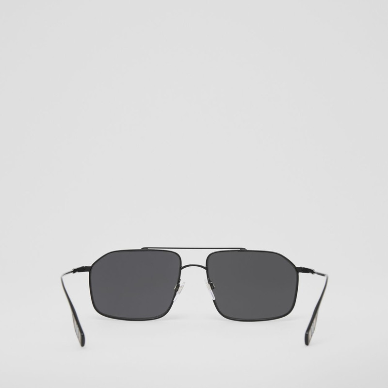 Icon Stripe Detail Navigator Sunglasses 6