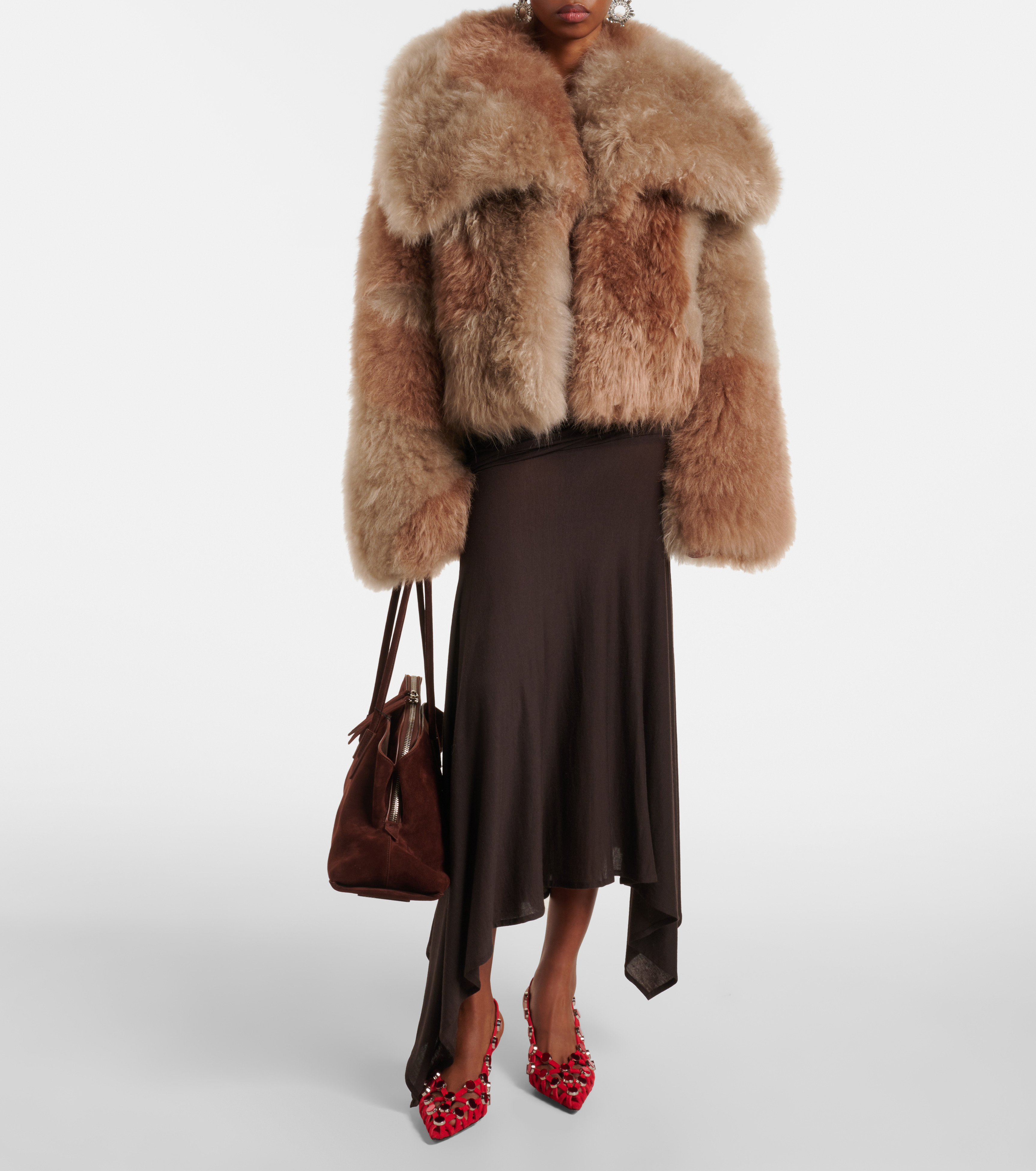 Shearling bomber jacket - 2
