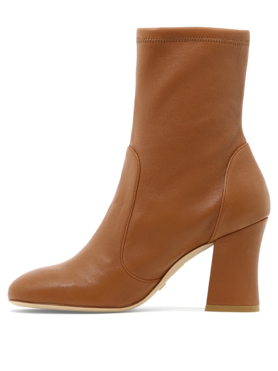 STUART WEITZMAN "CURVEBLOCK 85 SOCK" ANKLE BOOTS - 3