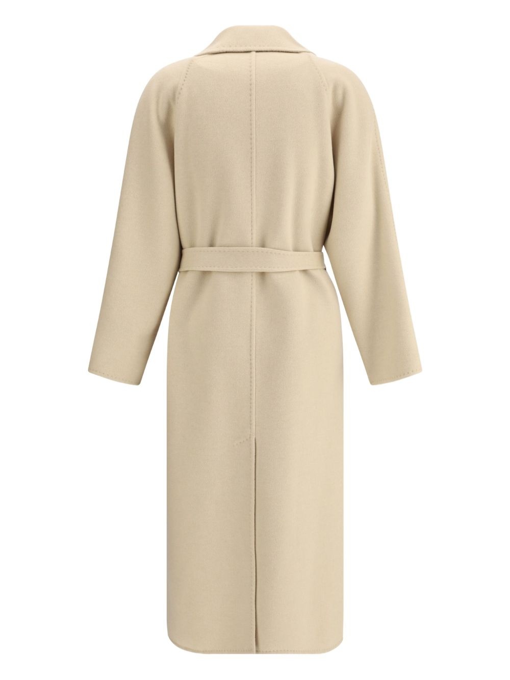 double-breasted belted coat - 2