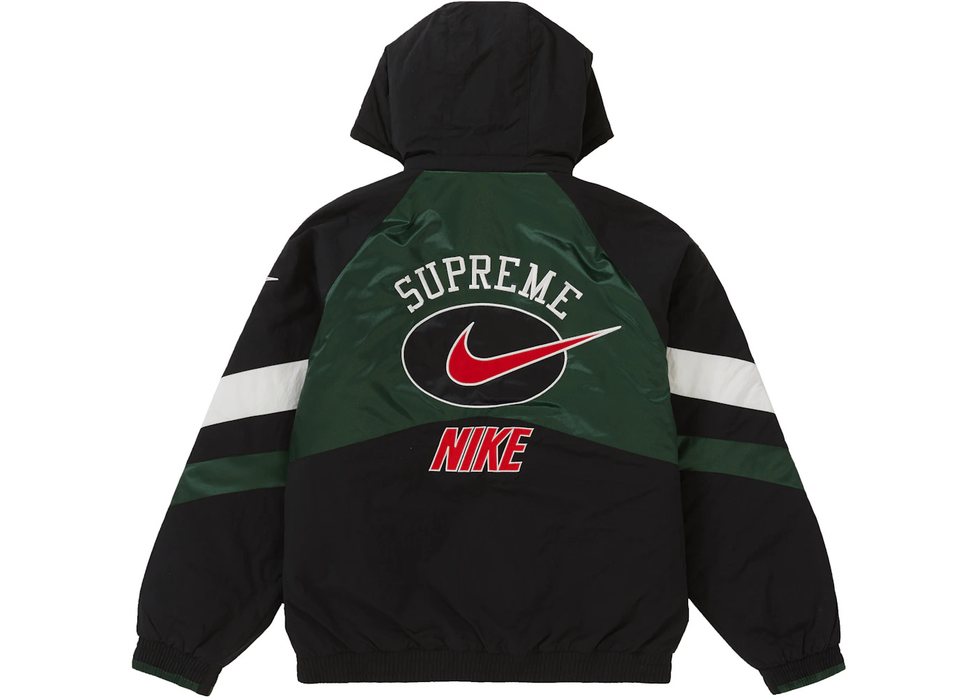 Supreme Nike Hooded Sport Jacket Green - 3