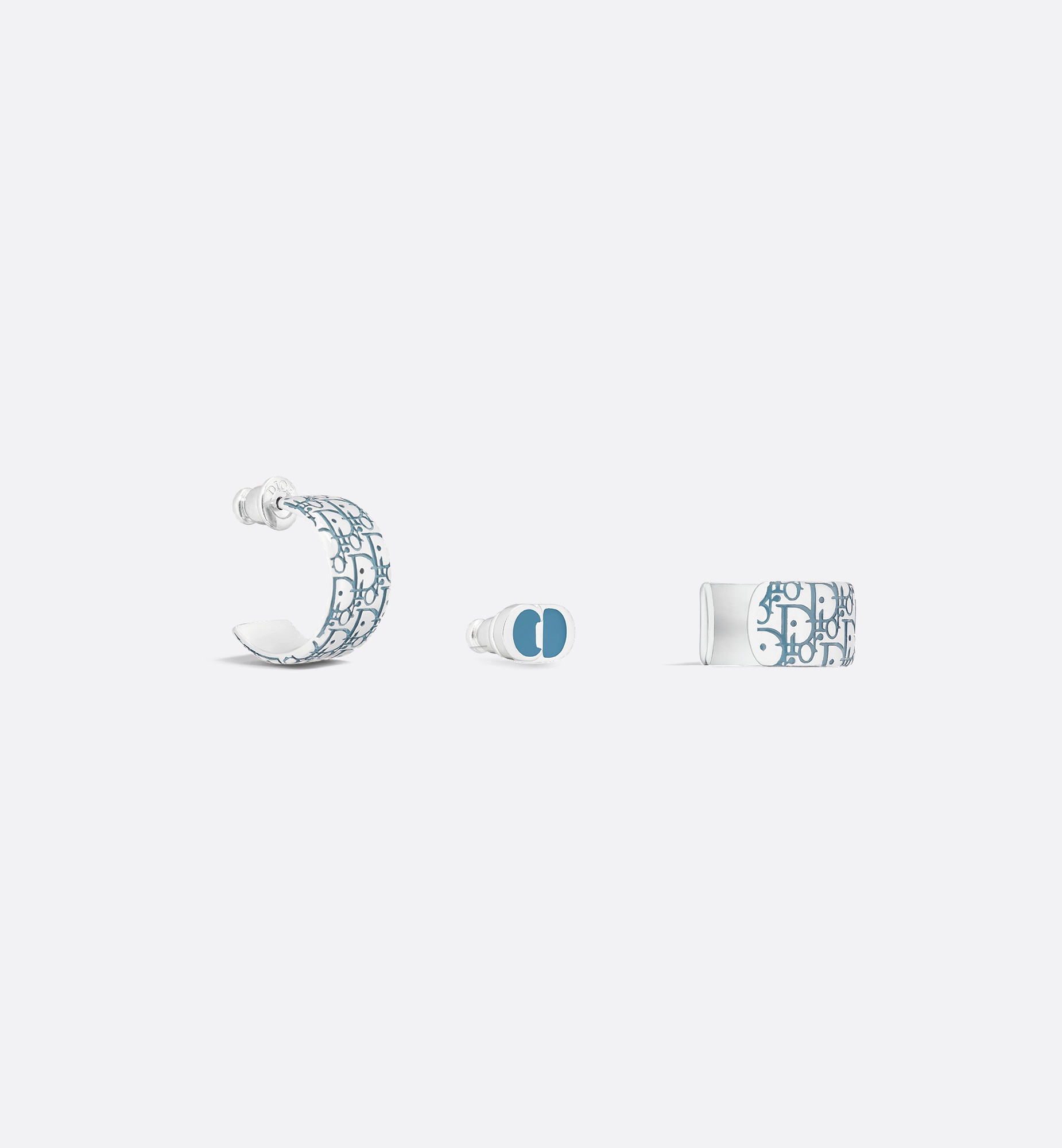 Dior Oblique Earring Set - 4