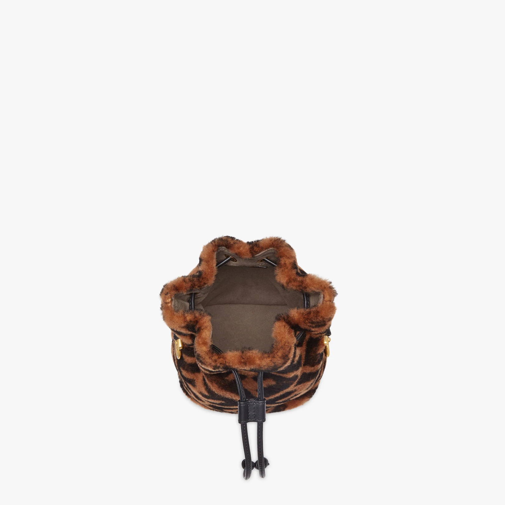 Mini-bag in brown sheepskin - 4