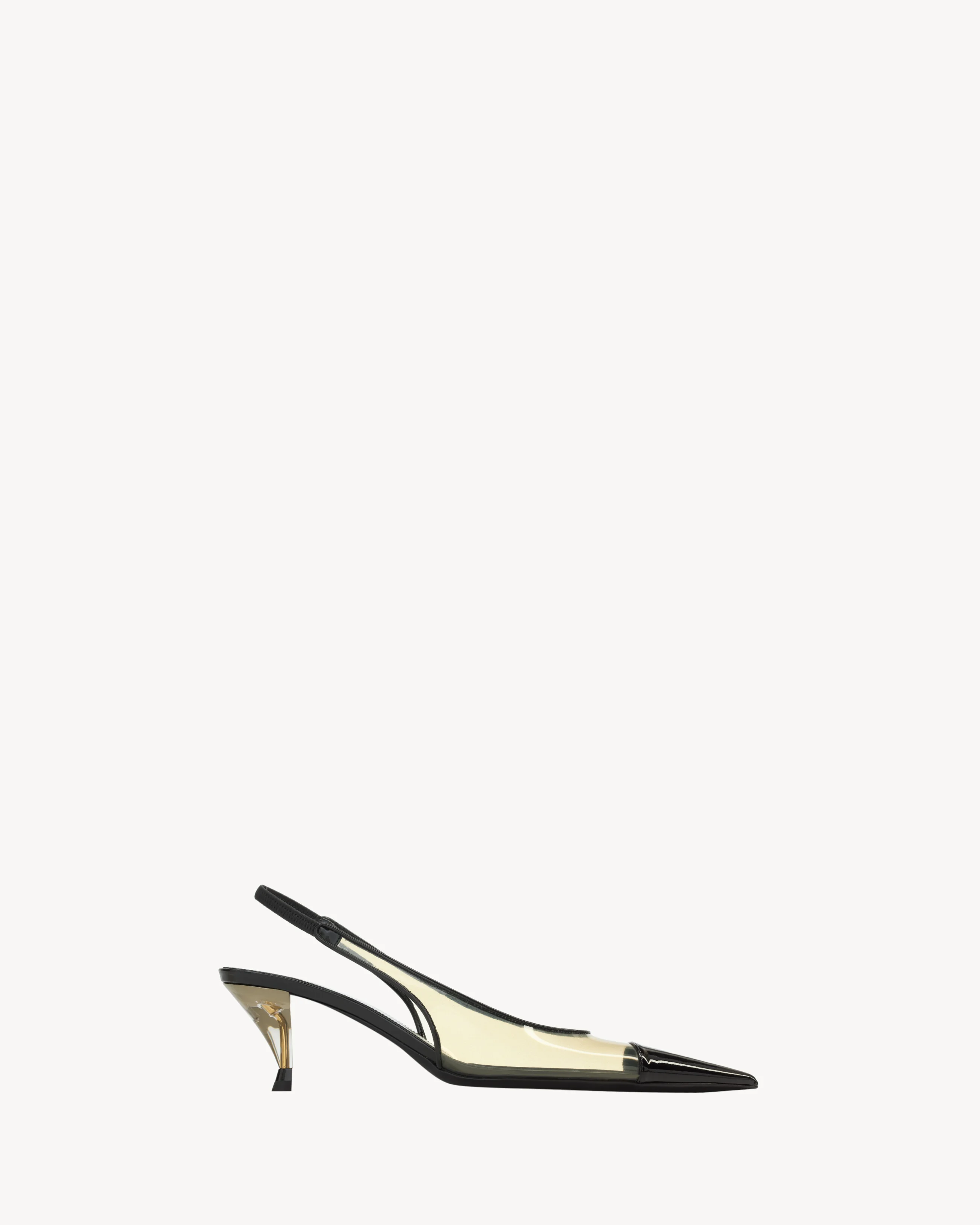 FANNY SLINGBACK PUMPS IN TPU AND PATENT LEATHER - 1