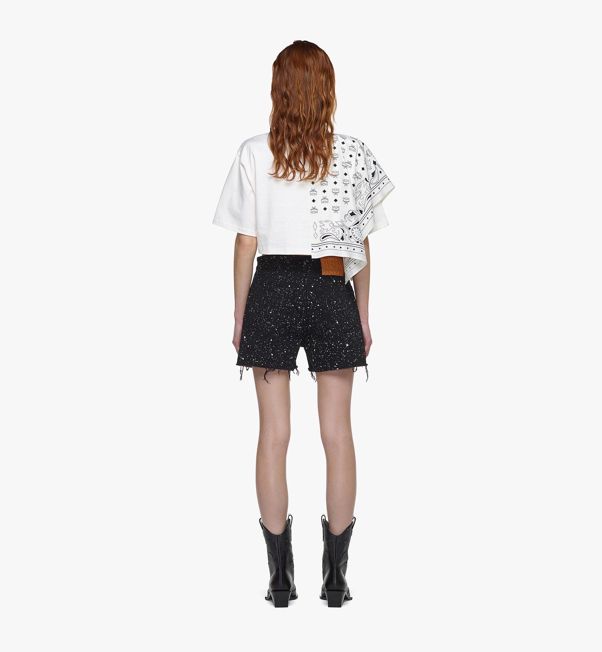 Cropped Bandana T-Shirt in Organic Cotton - 5