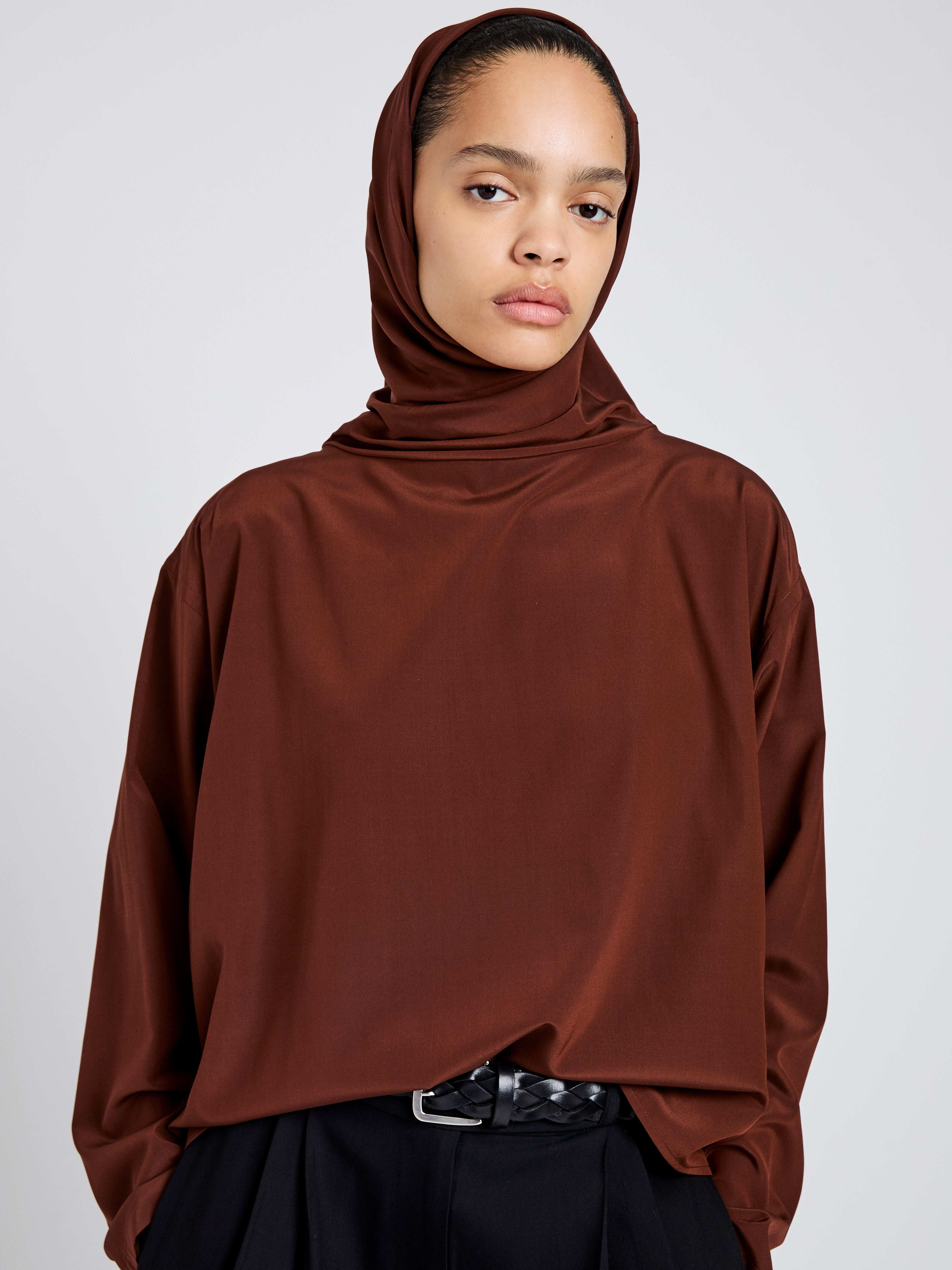 Solene Top in Silk Viscose - 6