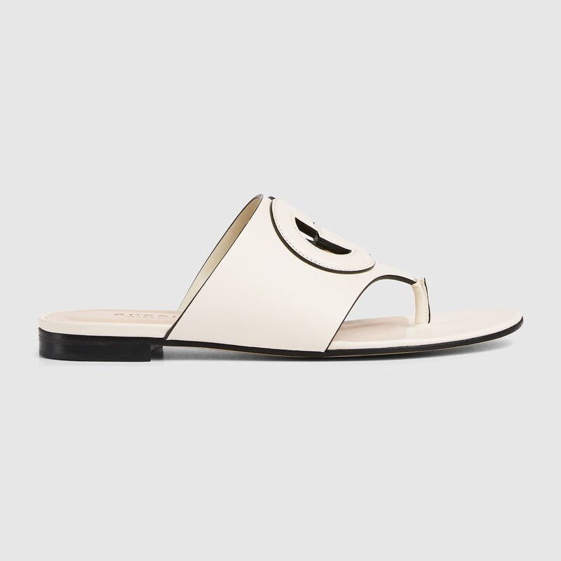 Gucci Interlocking G Cut Out Sandals 1