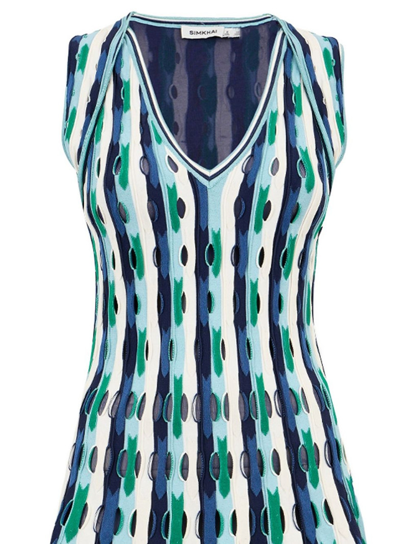 Langley pointelle-knit mini dress 4