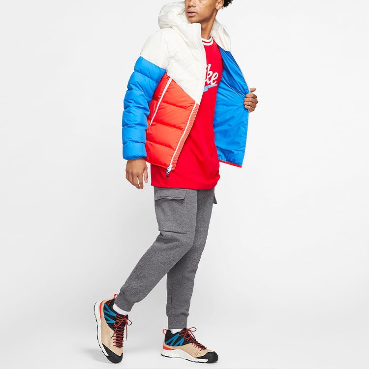 Nike Sportswear Windrunner Down Fill 'White Red Blue' 928834-133 - 3