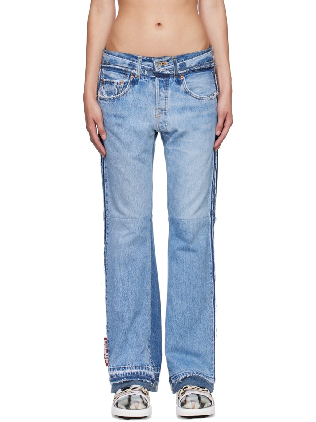 Indigo Upcycled Jeans - 1