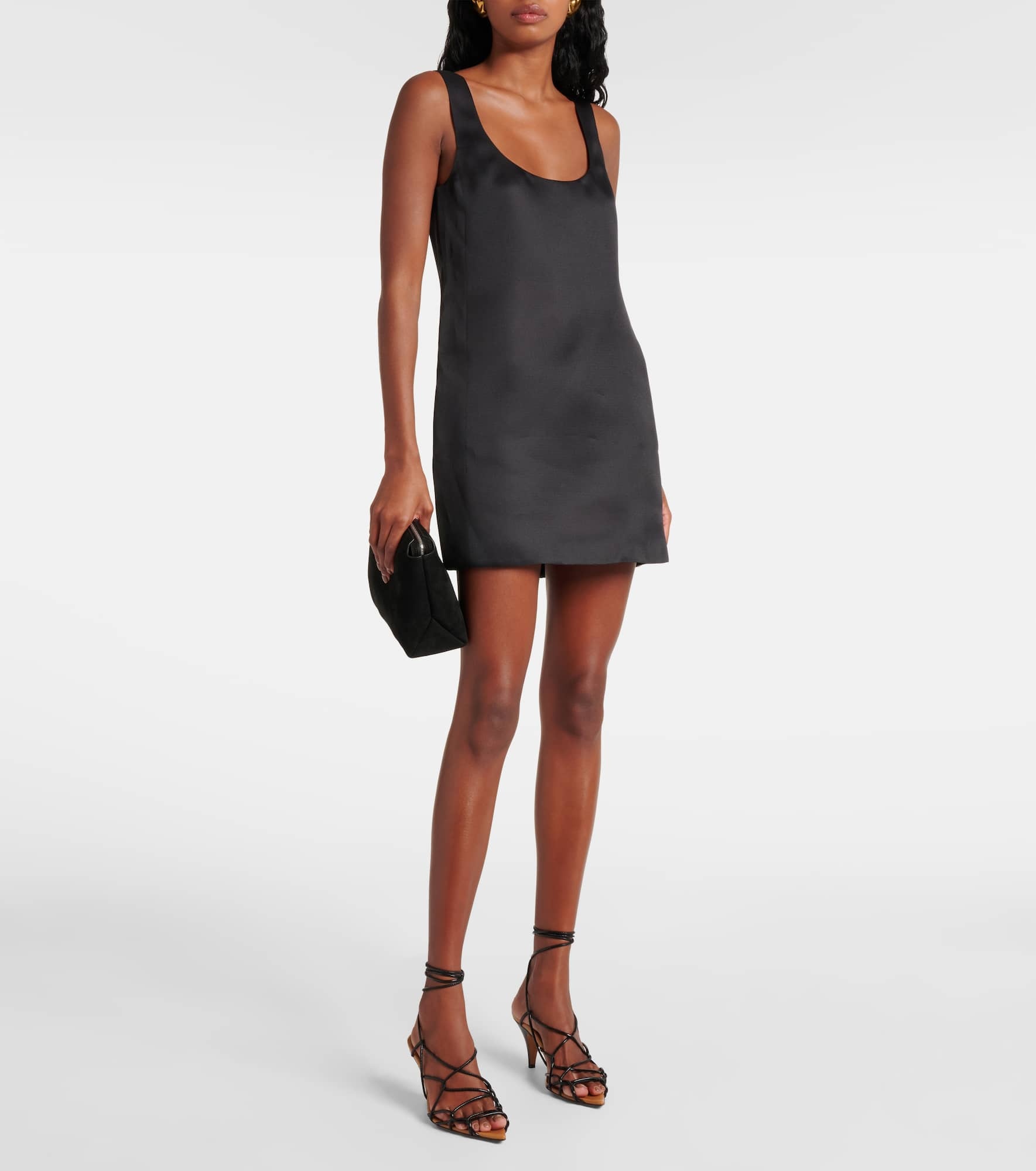 Pranta silk satin minidress - 2