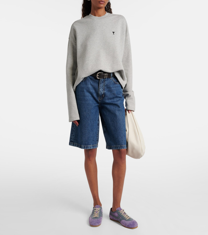 AMI Paris Ami de Cœur cotton fleece sweatshirt outlook