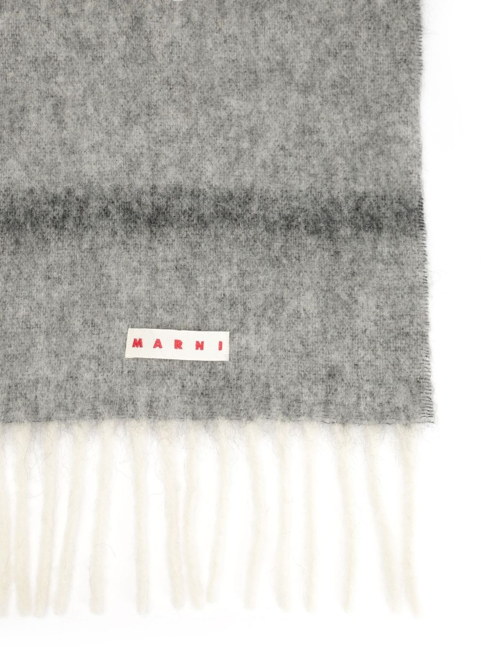 ombre fringed scarf - 2