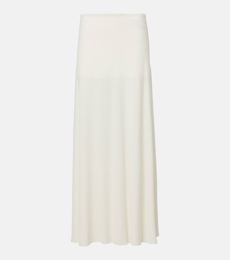 Crêpe midi skirt - 1