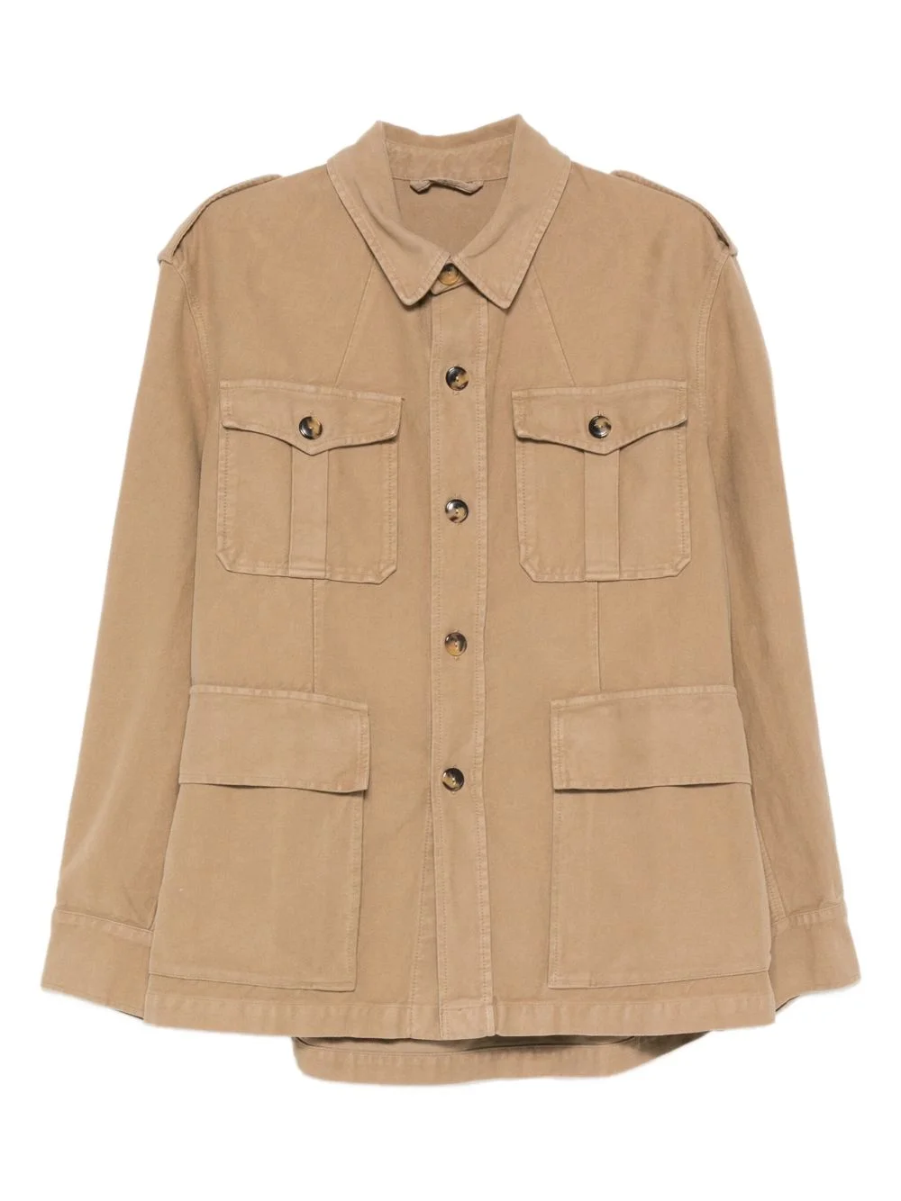 Sahariana button-fastening jacket - 1