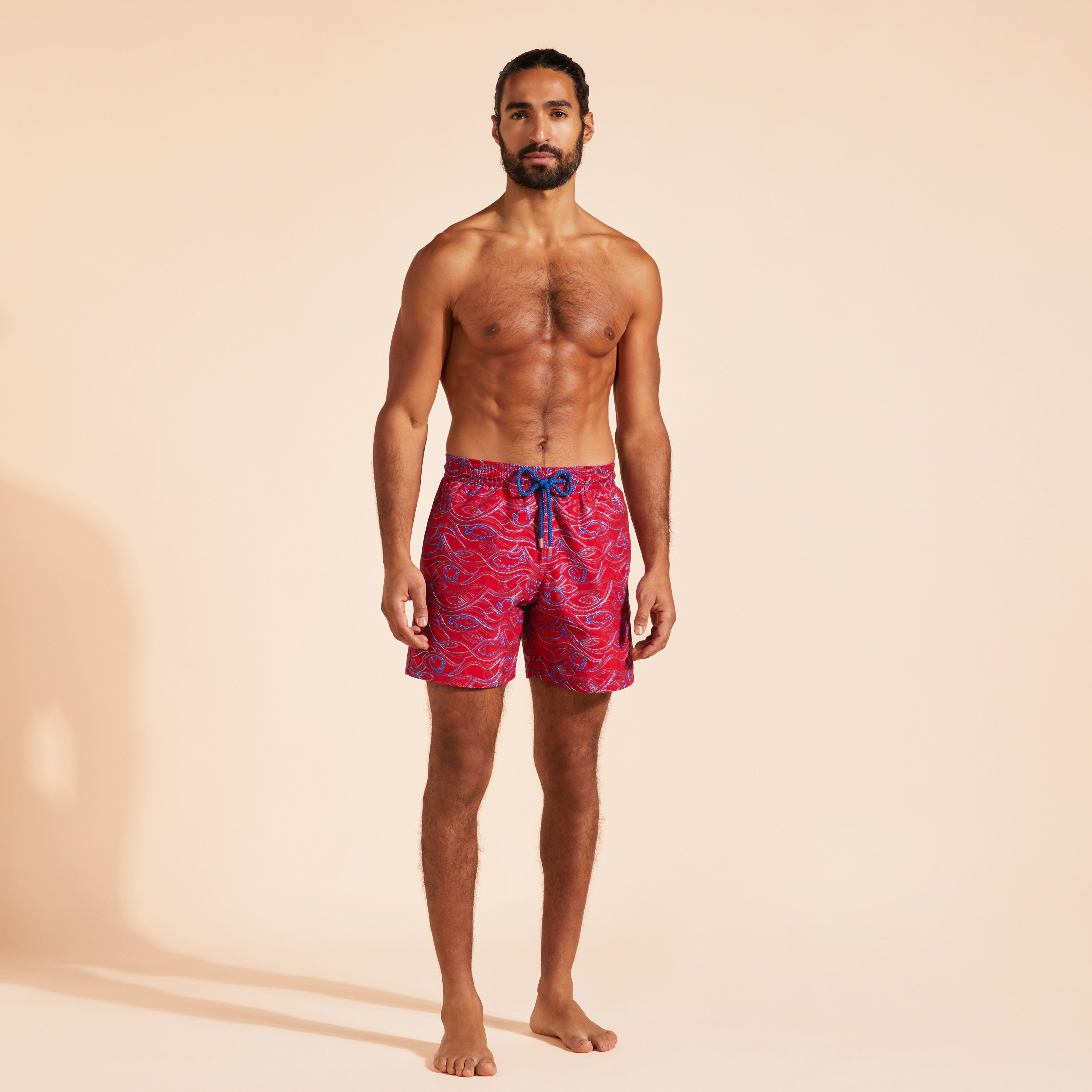 Men Swim Shorts Embroidered Aquarium- Limited Edition - 3