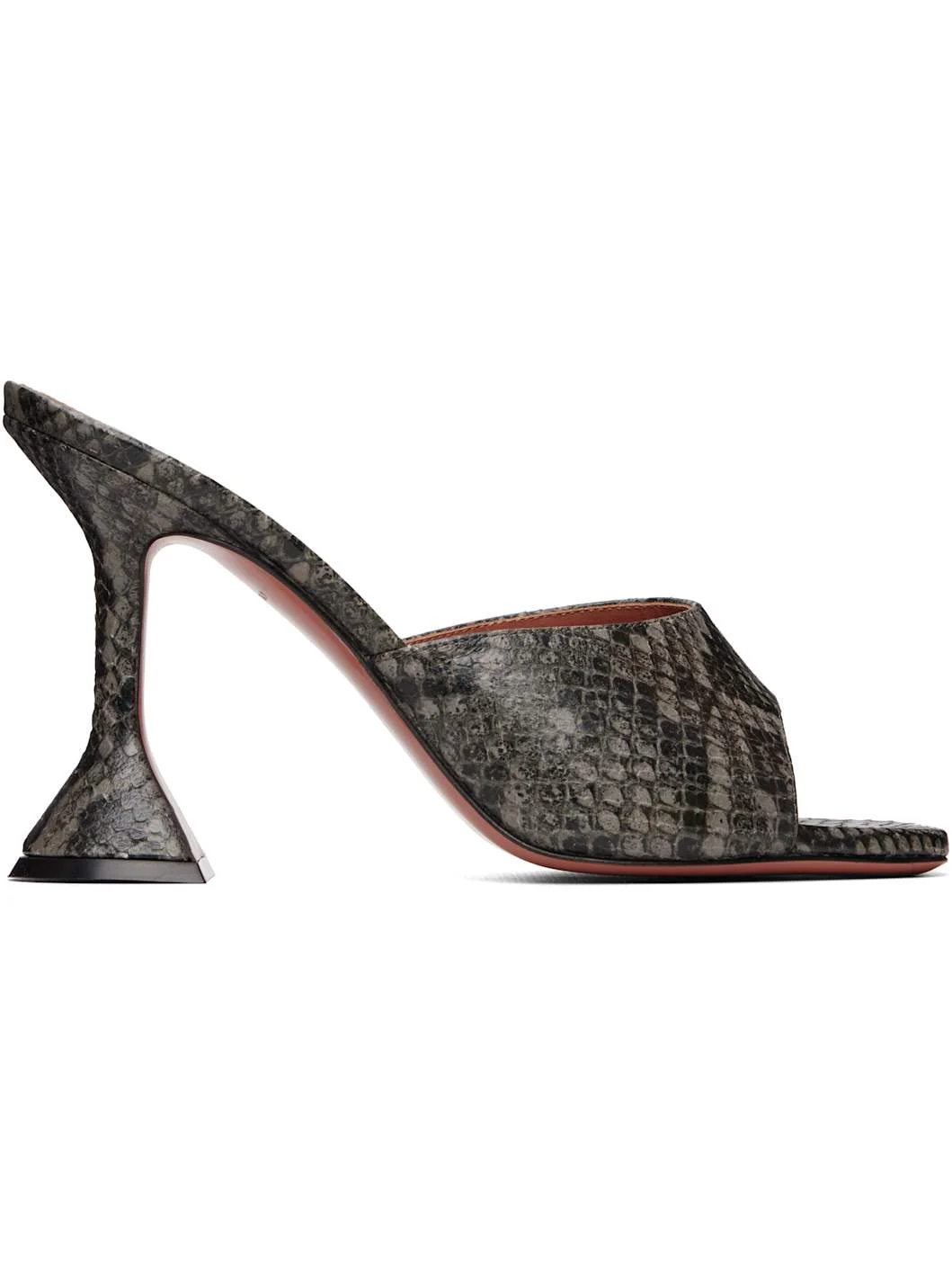 Gray Lupita Slipper 95 Heeled Sandals - 1