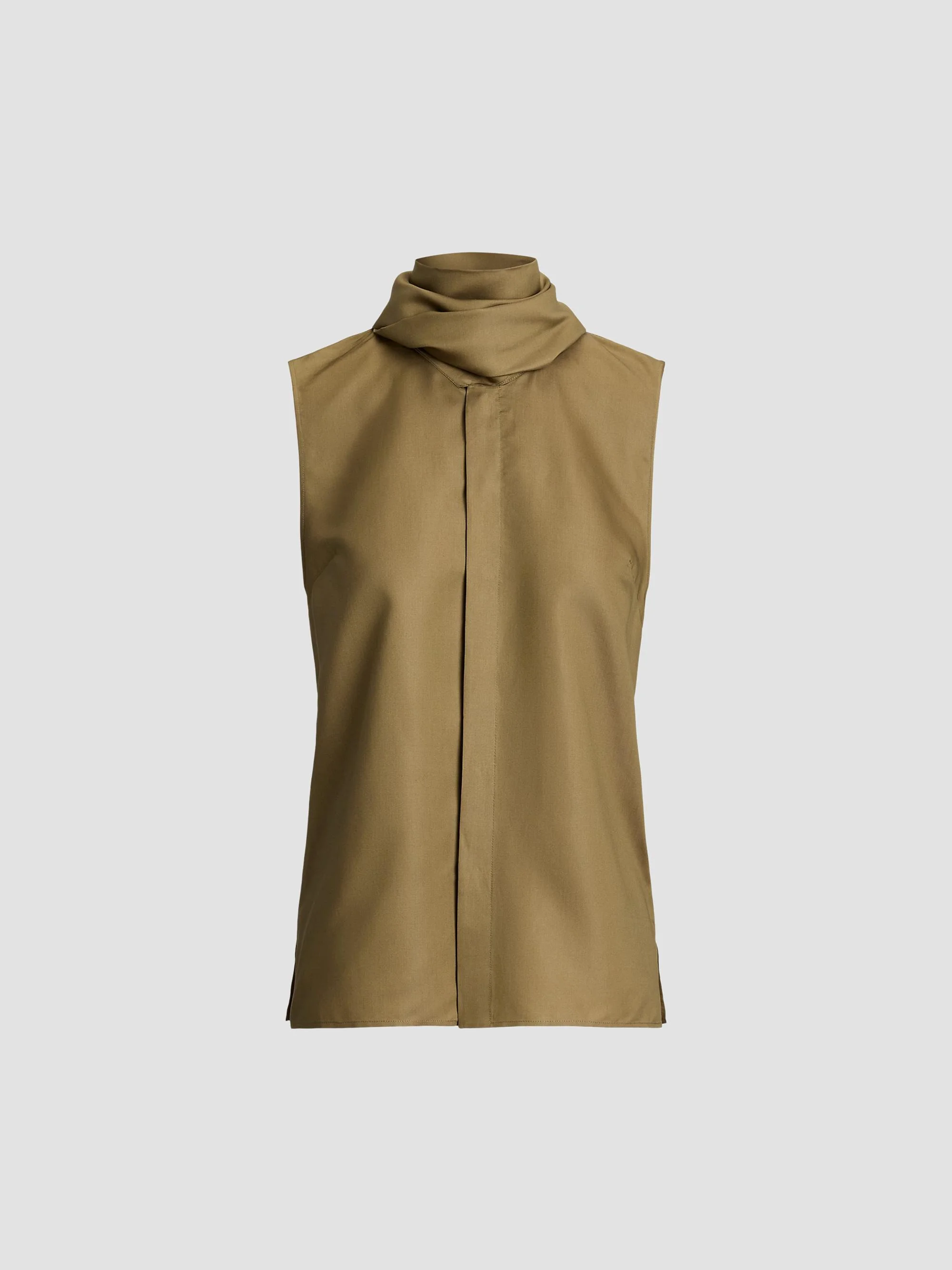 Women's Gilmore Satin Taffeta Top - Porcini - 1