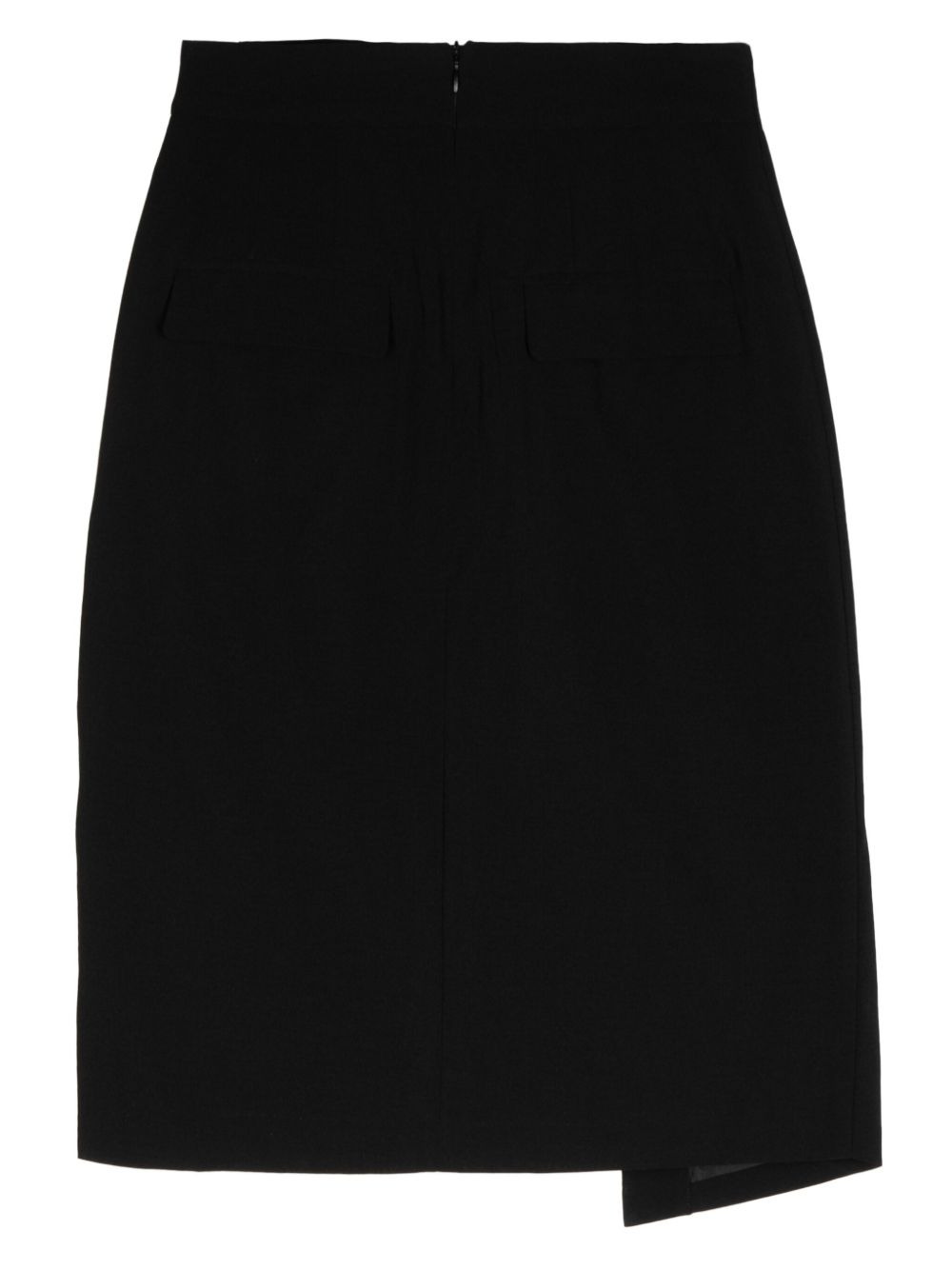 asymmetric wraped skirt - 2