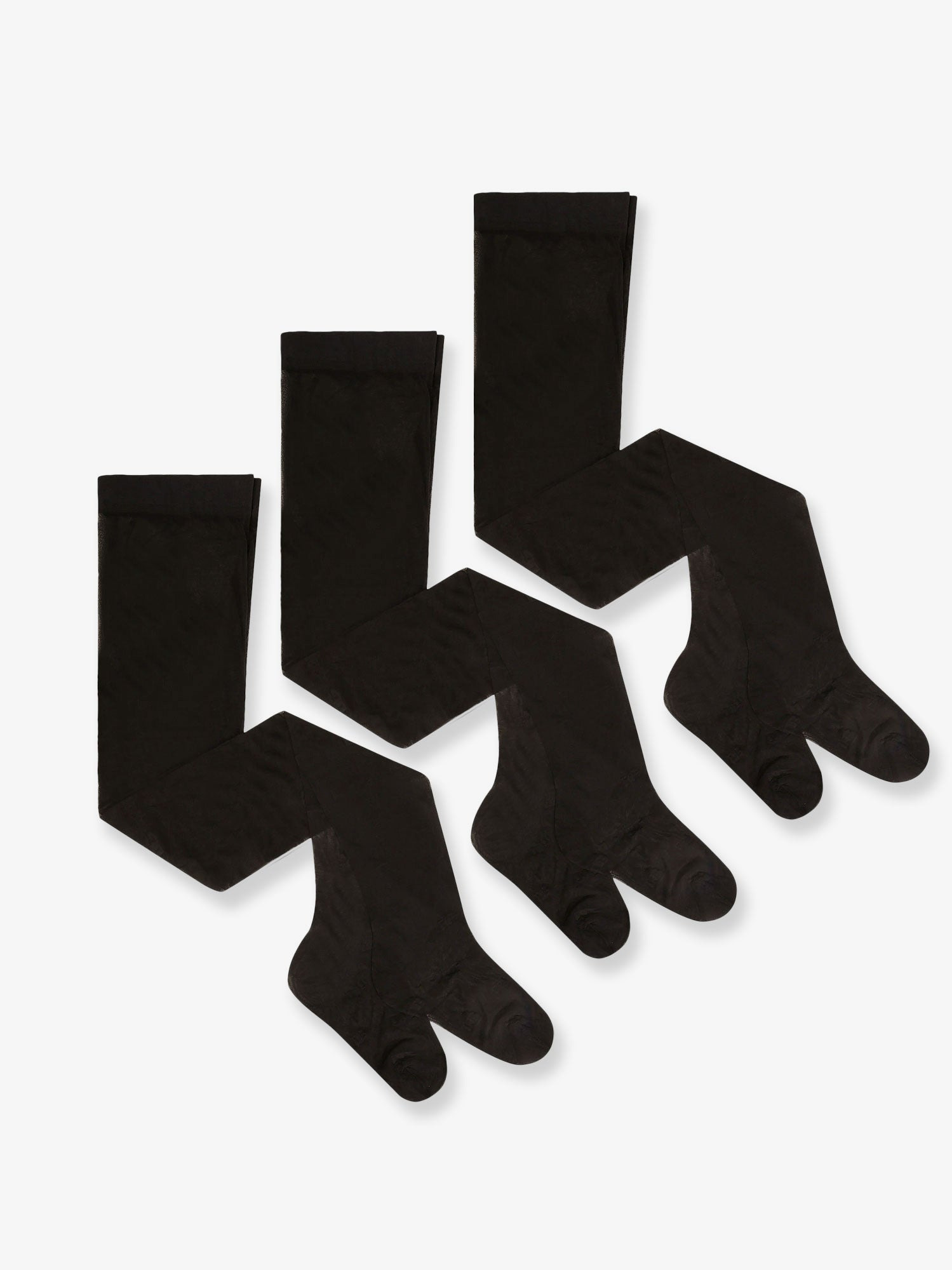 Tripack Stretch Nylon Socks - 3