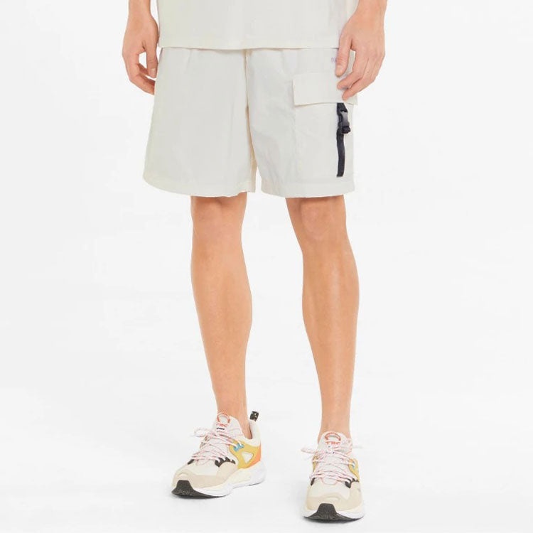 PUMA Hill Camp Cargo Shorts 'White' 535407-65 - 4