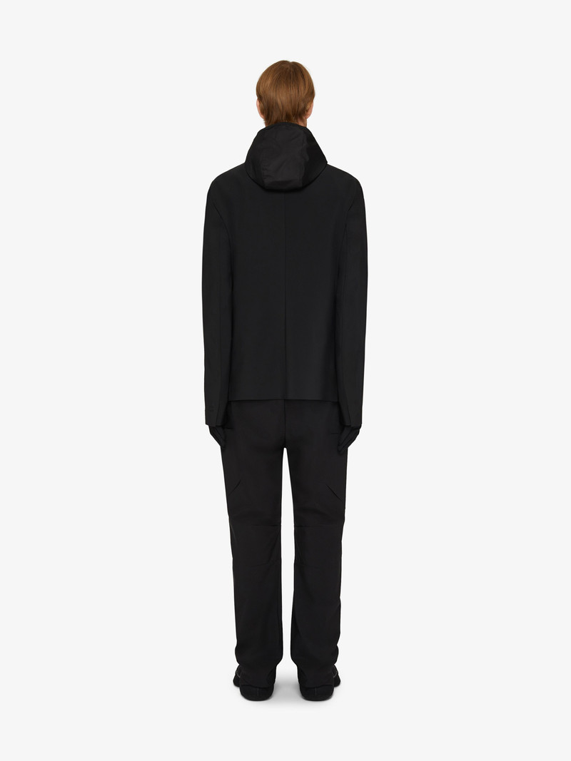 HOODED SLIM-FIT JACKET IN NYLON 4