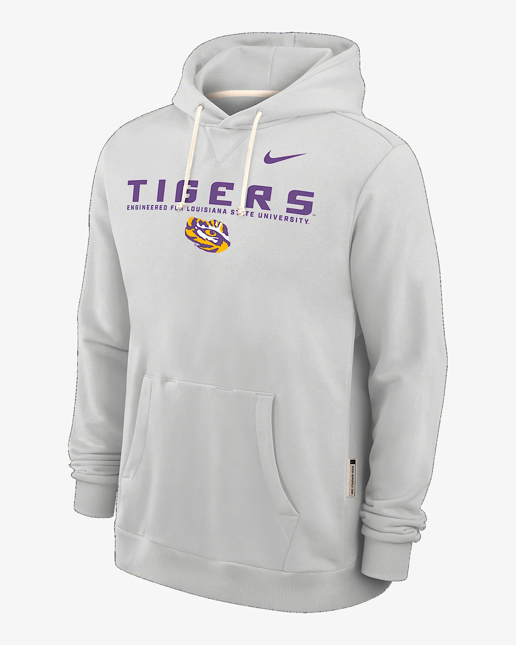 LSU Sideline Men's Nike Dri-FIT College Pullover Hoodie - 1