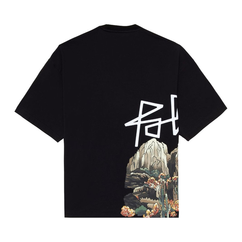 Palm Angels Palm Angels Desert Skull Over Tee 'Black/Multicolor' outlook